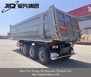 80 Ton U Shape Rear Dump Semi Trailer YC