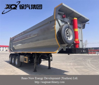 80 Ton U Shape Rear Dump Semi Trailer YC