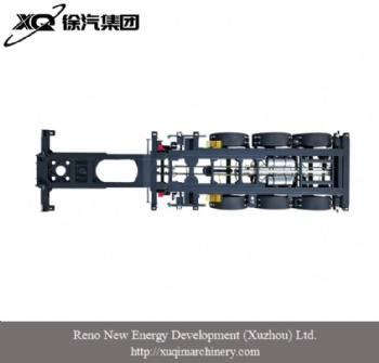 Tri-axle 20-45ft Rear Extendable Skeletal Trailer GDHY