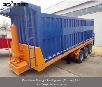 Dumping semi-trailer truck GY
