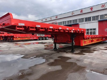 Low-floor semi-trailer truck